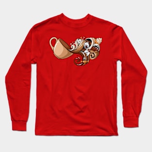 coffee cup palm Long Sleeve T-Shirt